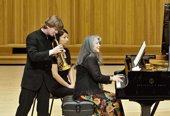 With Martha Argerich in Japan, Beppu