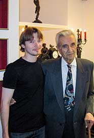 With Alexander Arutiunian, after his 90th birthday concert