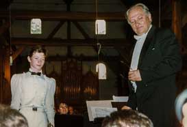 With Saulius Sondeckis, 1992, Schlezwig Holstein Music Festival