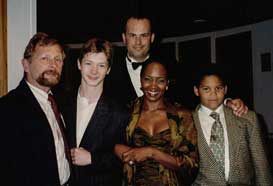 with my father, Barbara Hendriks and her family during the "Mermoz" Music Cruise in 1993