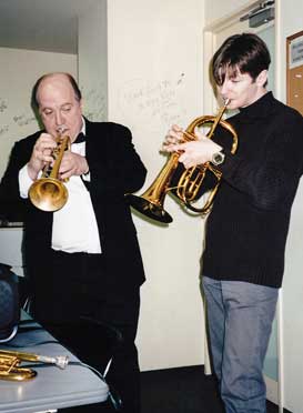 With Lew Soloff at the Blue Note, Tokyo